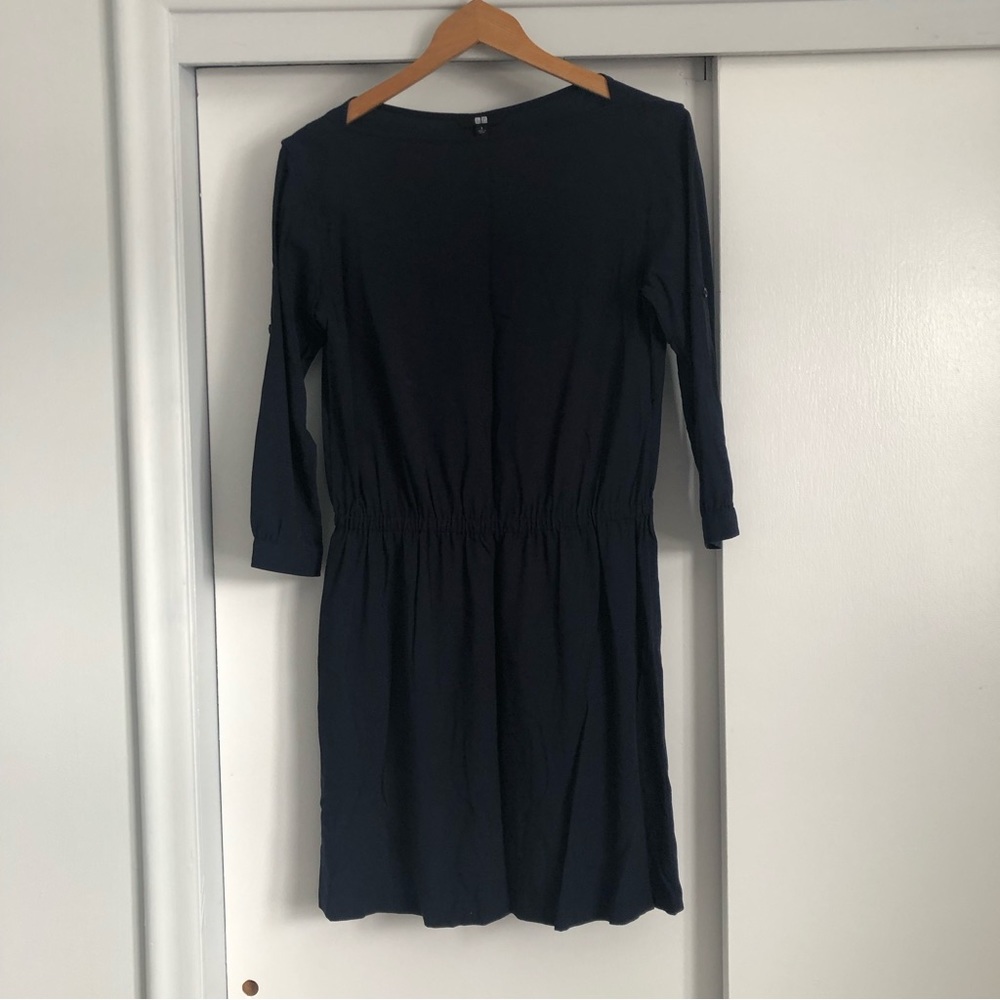 Navy Uniqlo Dress
